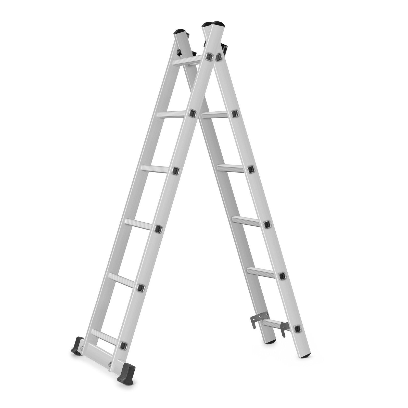 HIGH Echelle 2 plans en aluminium modulable échafaudage escabeau plateforme de travail 6 marches - 3