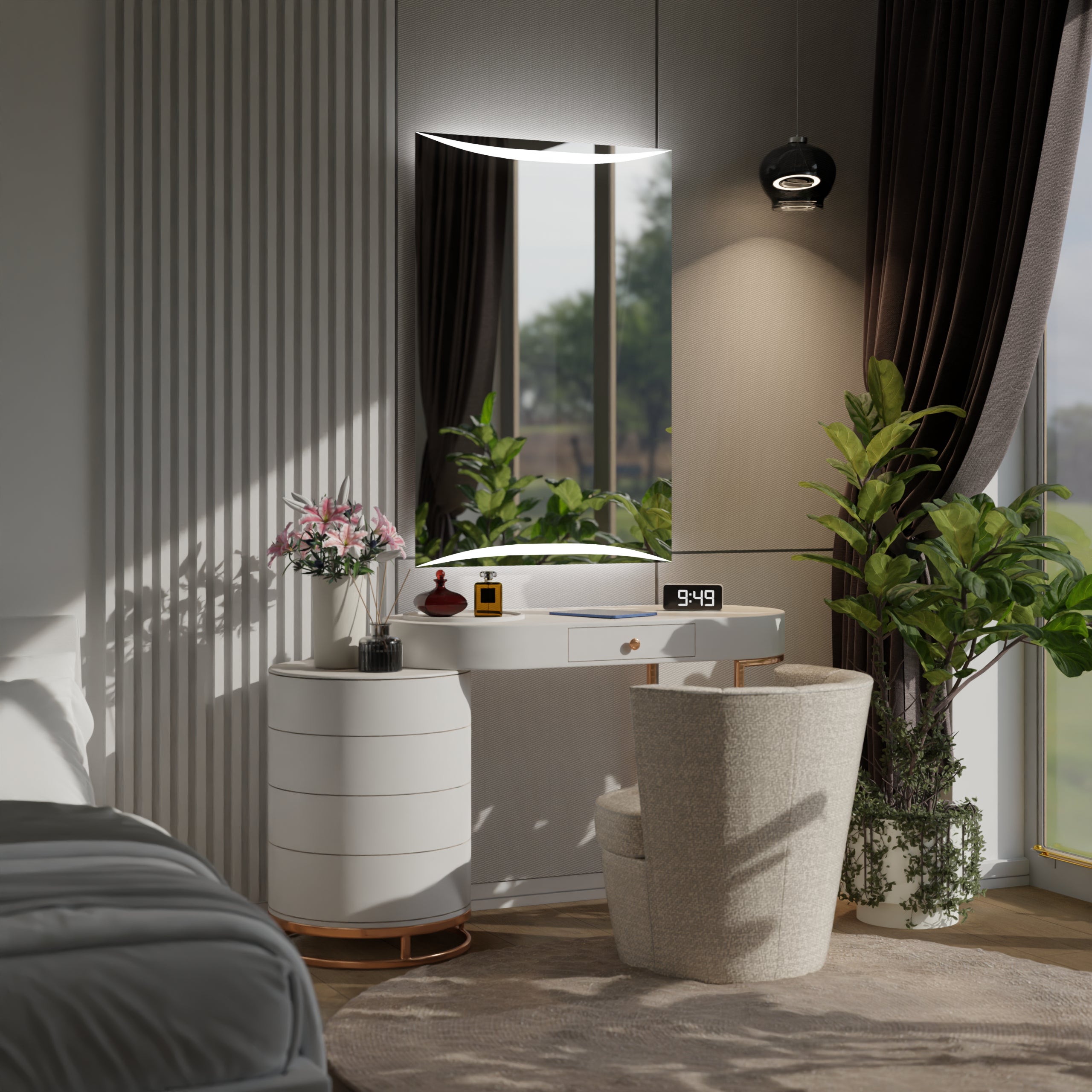 Miroir de salle de bain avec LED - Vilnius - 50 cm x 70 cm - 3