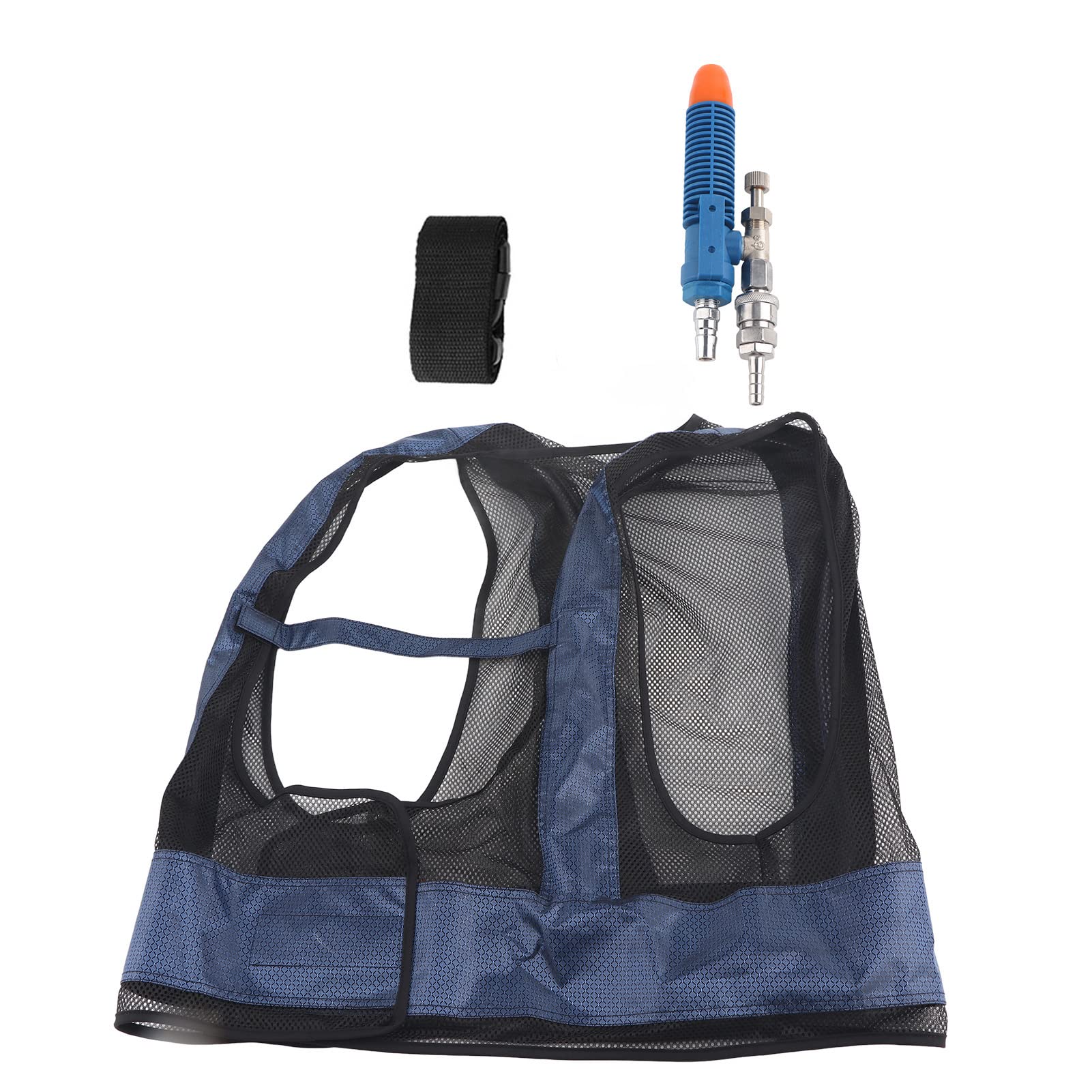 Gilet de refroidissement à air comprimé en acier pour soudage, restez frais et confortable avec le gilet de climatiseur Eddy Tube, parfait pour les so - 4