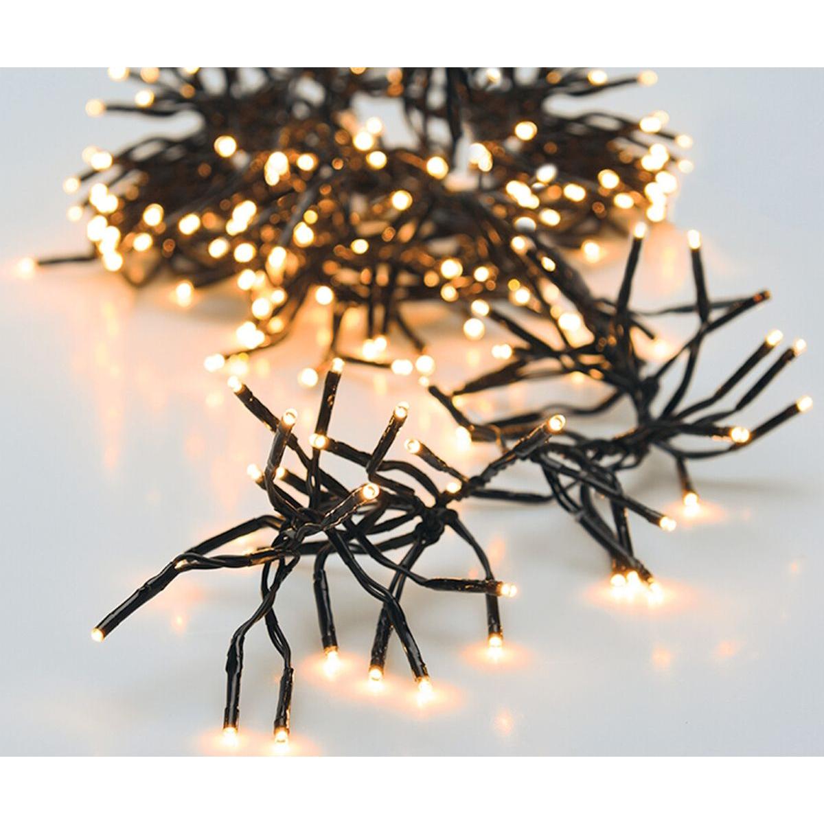 Lampki choinkowe Łańcuch Świetlny 576 Led Timer Ciepły Biały - 2