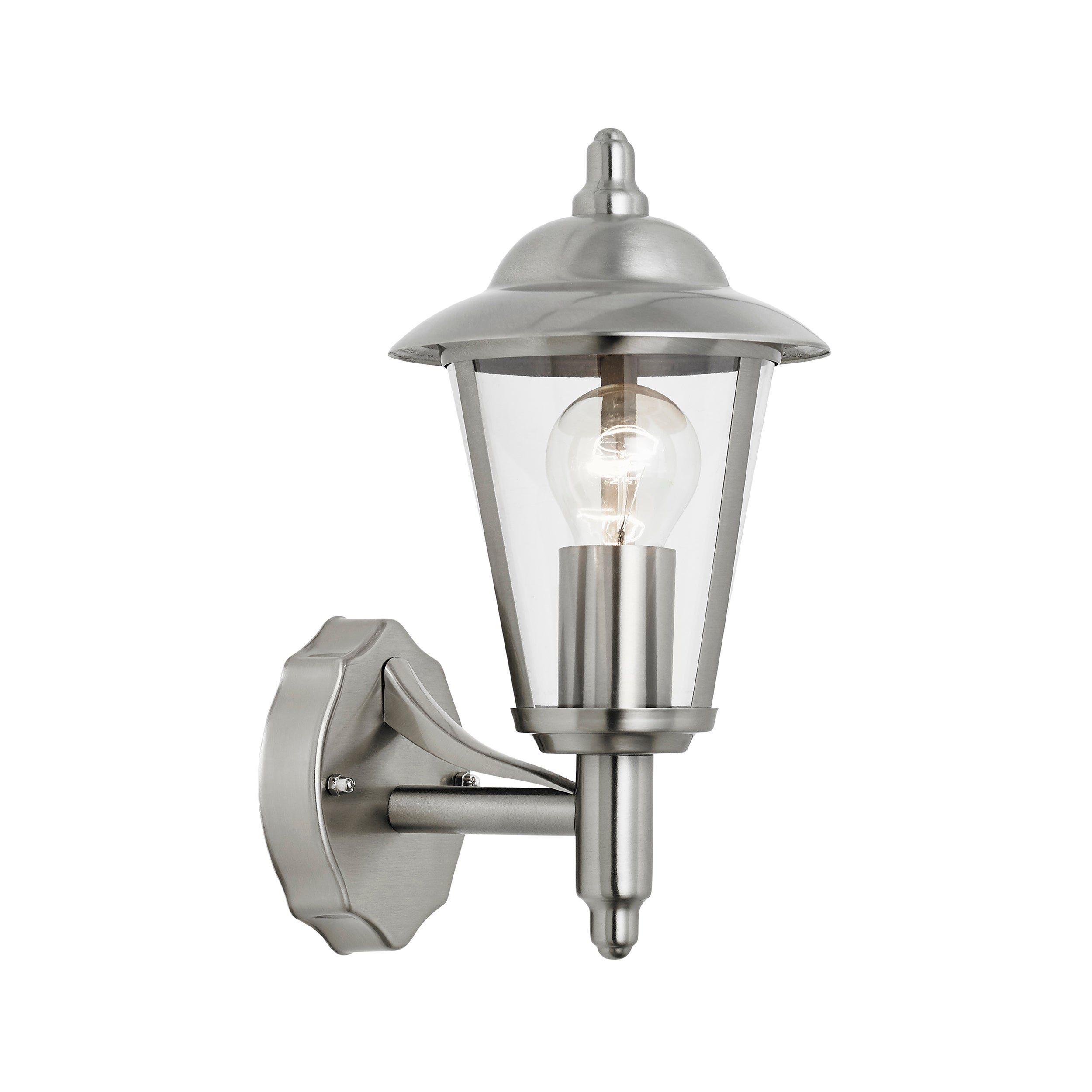 Kinkiet zewnętrzny LED KLIEN 60W 4000K 5400lm metal srebrno-przezroczysty wym:31,5x16,5x21,5cm IP44 Endon