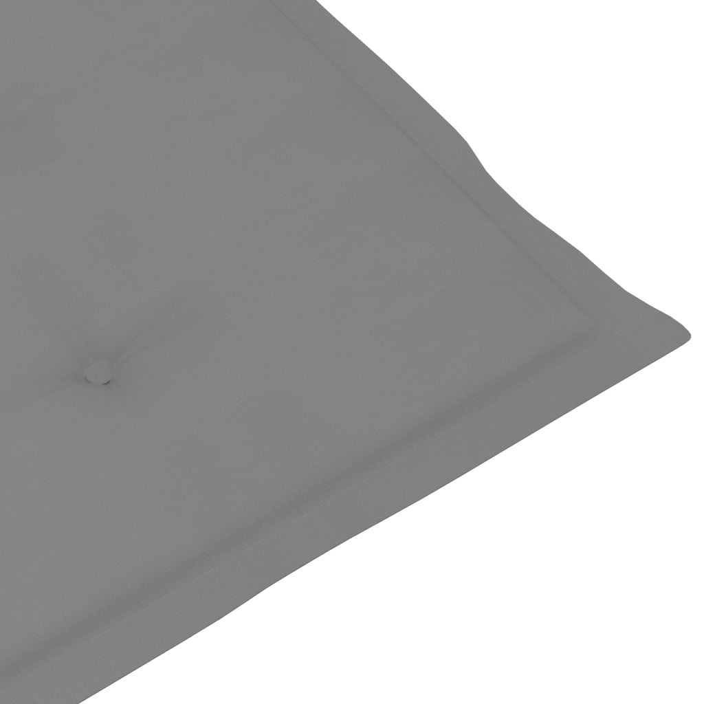 Chaise de jardin avec coussin Maison Exclusive en bois Gris - 9