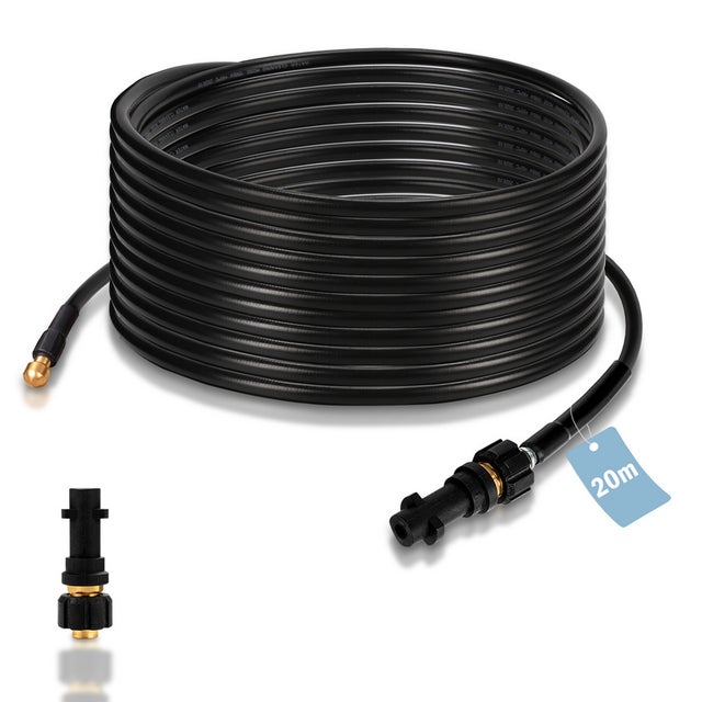 Tuyau flexible haute pression Premium Flex Anti Twist 20 m pour nettoyeurs Kärcher K2 à K7
