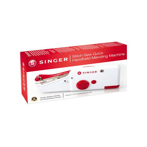 SINGER Stitch Sew Quick Mini machine à coudre mécanique pile AA blanc ...