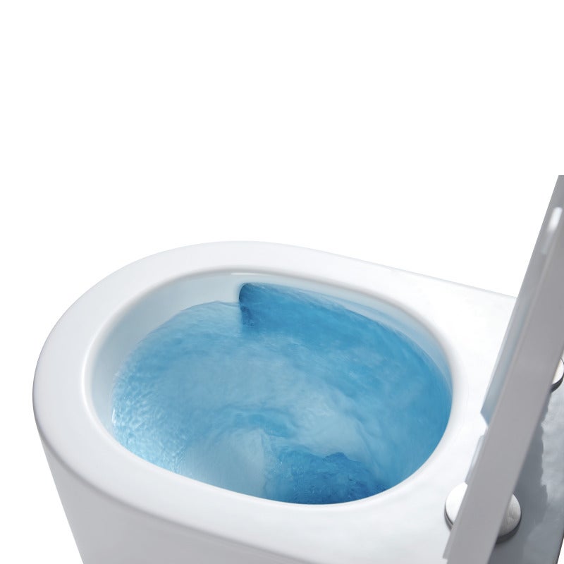 Pack WC Bâti-support + WC sans bride Tornado Quiet SAT Delano + Abattant softclose + Plaque Chrome - 3