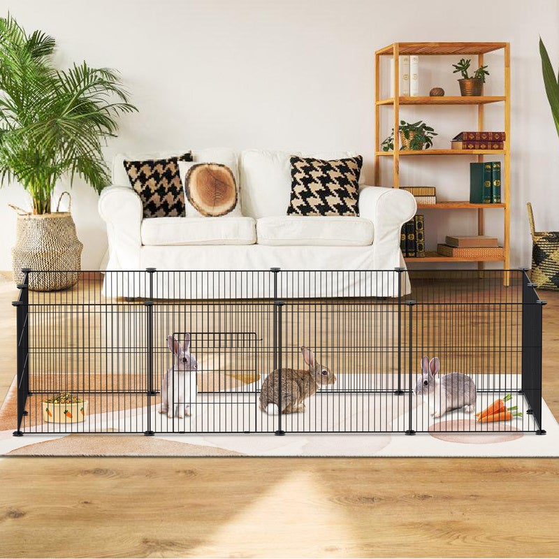 Recinto para cachorros Recinto para hamsters Recinto para animais de estimação de corrida livre 12pcs 35x35cm - 5