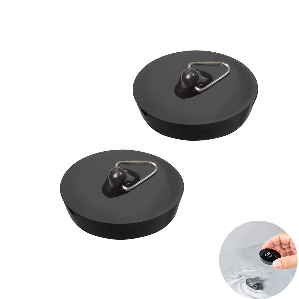 Briny River Lot de 2 bouchons de vidange ronds en acier inoxydable 316 pour bateau, 25 mm, filetage conique