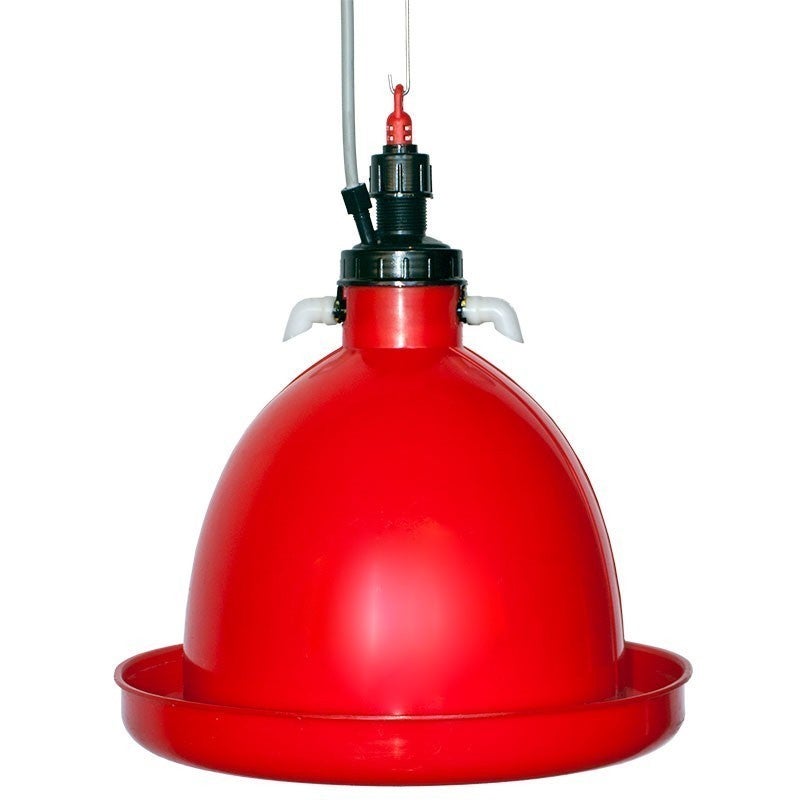 Agrarzone Mangiatoia per Quaglie e Pulcini 2kg arancione - Robusta in plastica, Facile da pulire, Anti- Spreco - Ideale per interno ed esterno