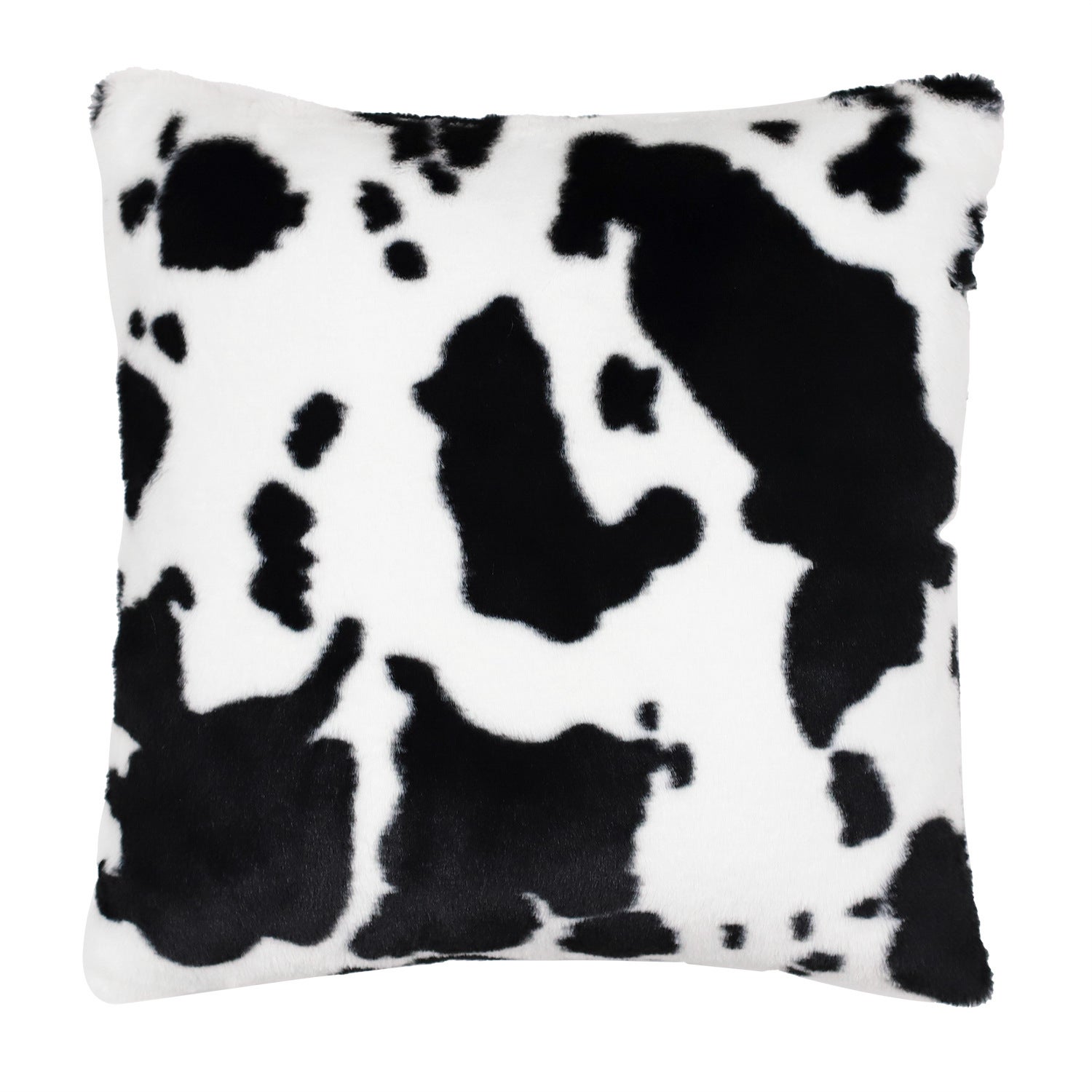 Lot de 2 Housses de Coussin 45x45 cm, Taies d'Oreiller Décoratives, Housse Motif Peau de Vache pour Maison, Bureau et Décoration - 2