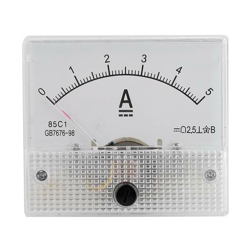 (Amperomierz 5A) Analogowy amperomierz napięcia, amperomierz prądu i woltomierz prądu 85C1 Analogowy miernik prądu stałego