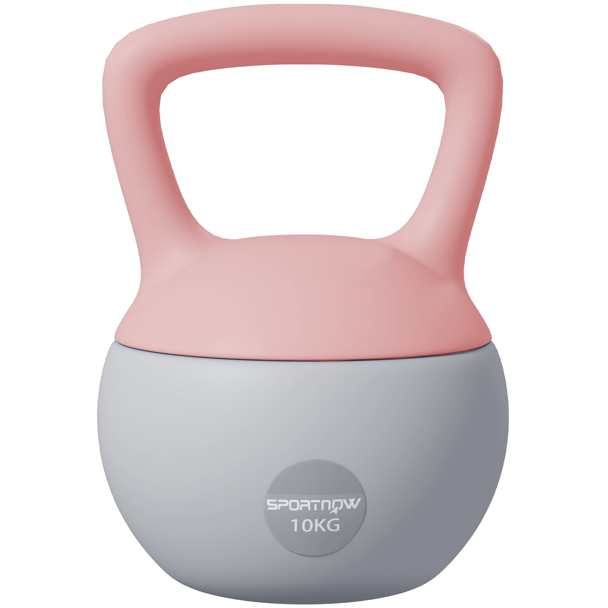 SPORTNOW Kettlebell 4 kg en PVC et sable métallique pour entraînement des épaules et des biceps, 19 x 19 x 26 cm, gris SPORTNOW Kettlebell 4 kg en PVC et sable métallique pour entraînement des épaules et des biceps, 19 x 19 x 26 cm, gris