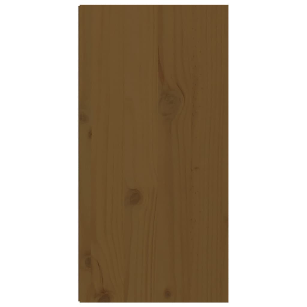Maison Exclusive - Armario de pared madera maciza de pino marrón miel 30x30x60 cm - 7