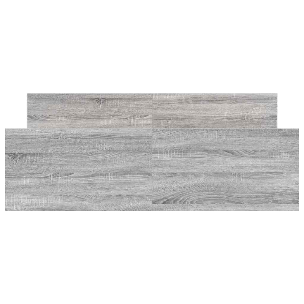 Cadre de lit sans matelas, gris, 140 × 200 cm - 5