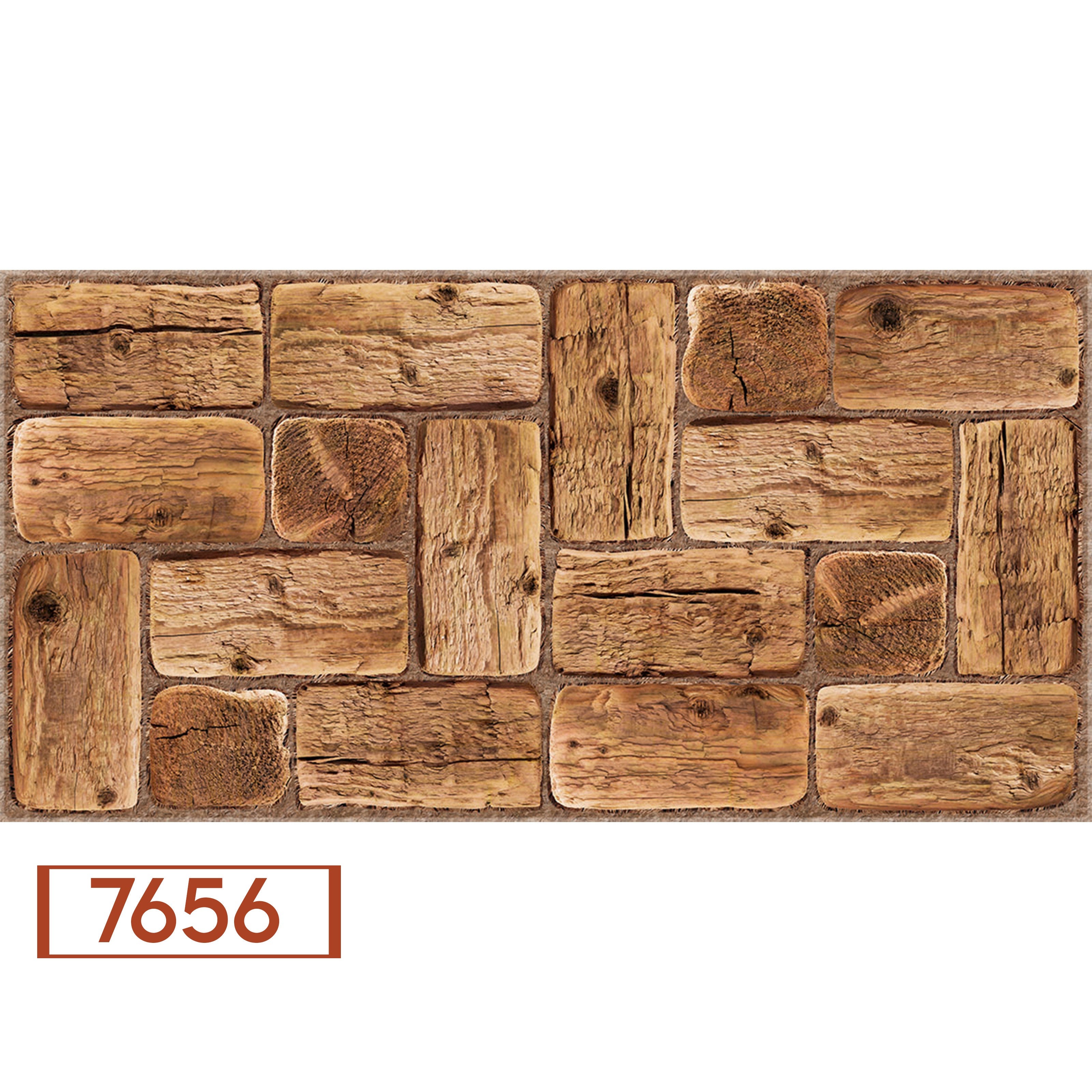 Panneau Mural 3D Effet Pierre/mosaïque - PVC - Dimensions 95.5 X 48 Cm - Couleurs Assorties - Neuf