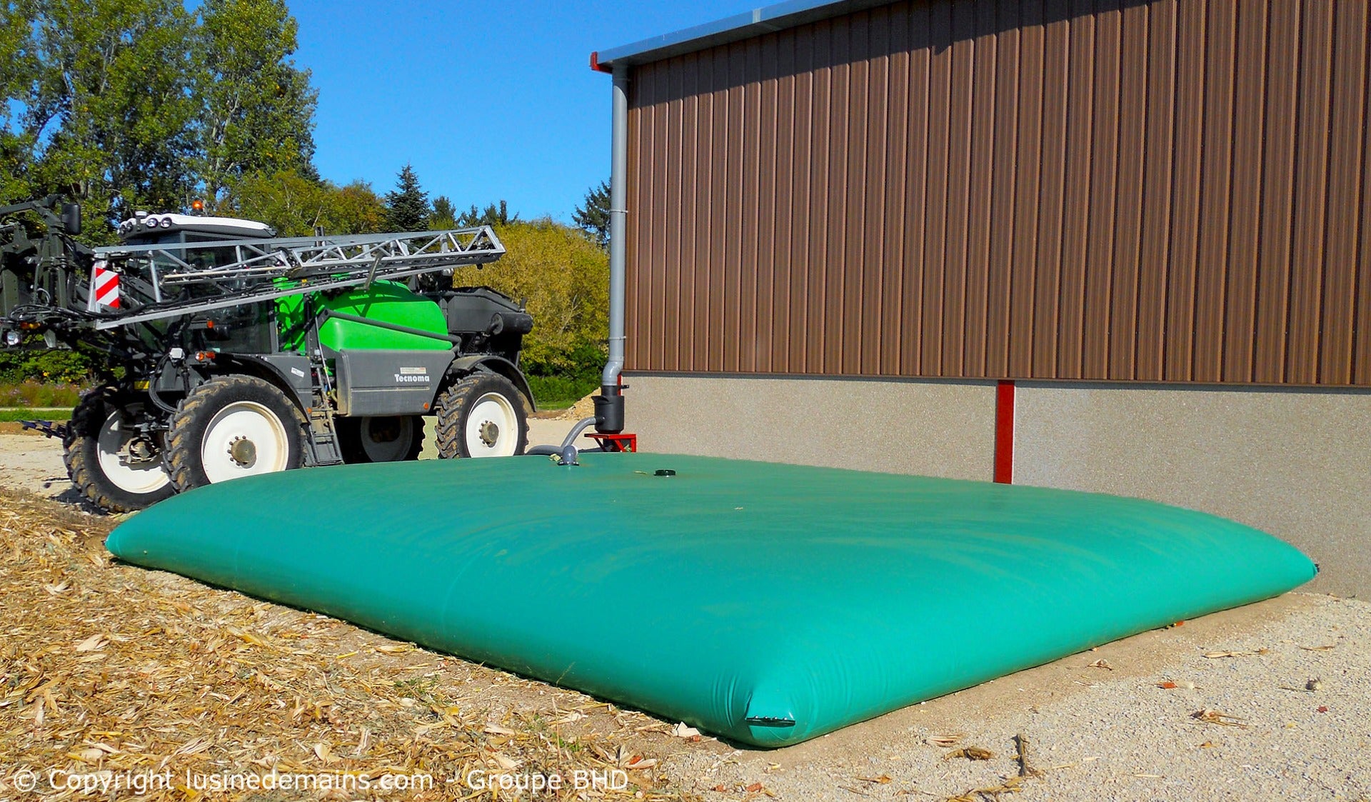 Citerne souple Carrée 30 m3 (30000 L) - (6.25m x 5.92m x 1.20m) - 3