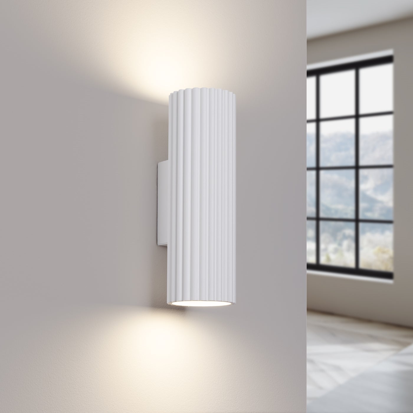 Kinkiet GLOOW 20 biały LED 3000K - 6.5x8.5x20cm Sollux