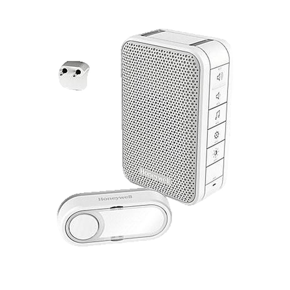 Dzwonek bezprzewodowy Honeywell DC313SP2 z 6 melodiami i wskaźnikiem LED