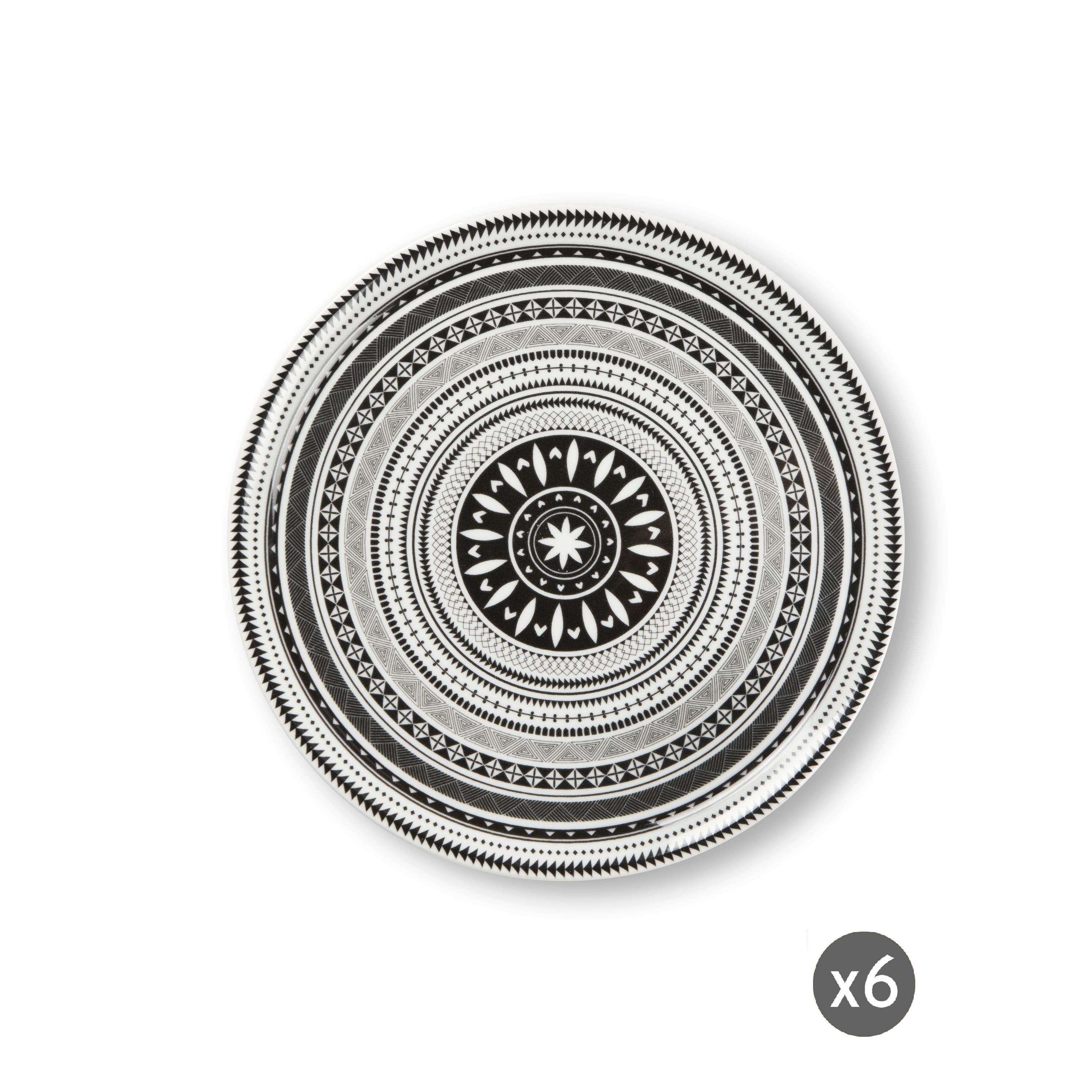 Set 6 Piatti Pizza Excelsa Amalfi | Porcellana | Design Limoni E Maioliche - Foto 4