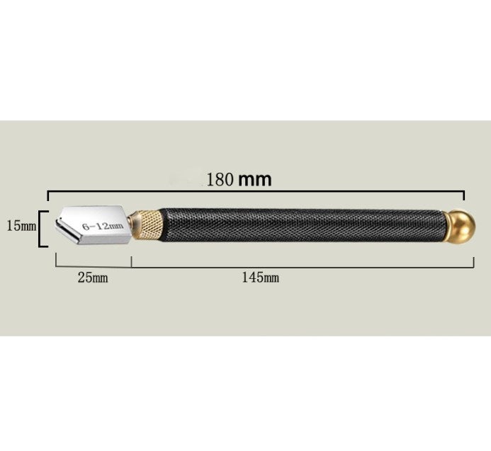 Cortador de vidro profissional, ferramenta de corte de vidro, estilo lápis, corte de vidro de 2-20mm de espessura para vidro/telha/espelho/corte de - 4