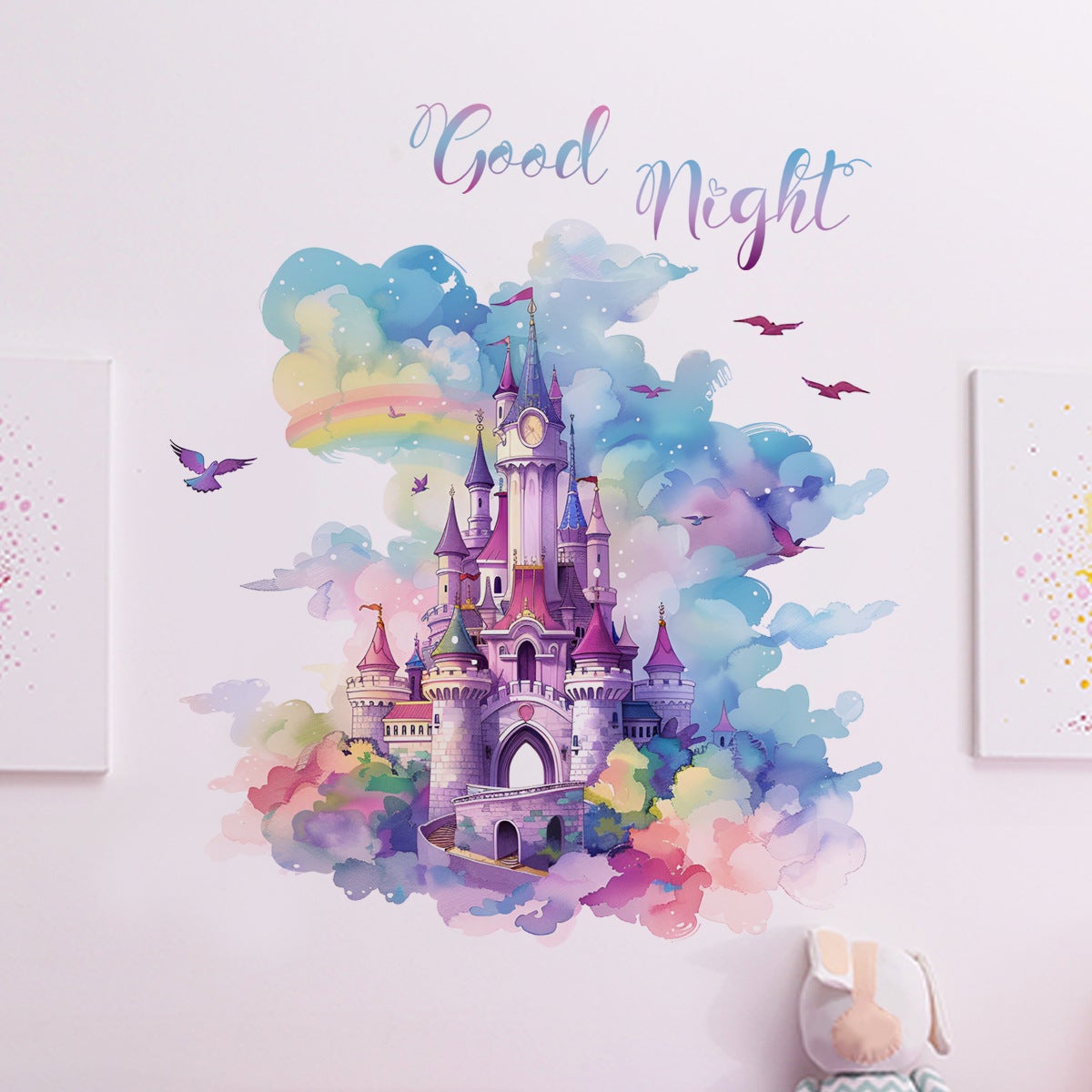 Sticker Mural Princesse Citation "il était Une Fois" - Décalcomanie Chambre Fille, Neuf, UK