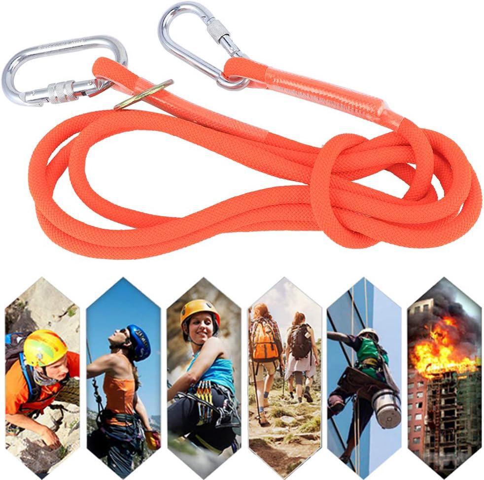 Ineasicer 3M Petite Boucle Travail Aérien Ceinture de sécurité Corde Extérieur Construction Assurance Longe Travail Ceinture de sécurité Antichut - 4