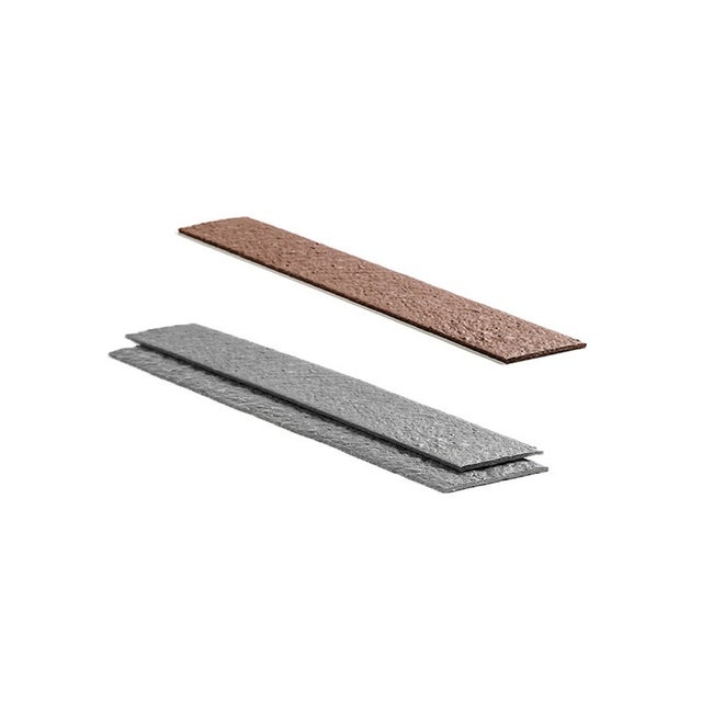 Bordure de jardin droite 1,2 m x 14 cm - Brun