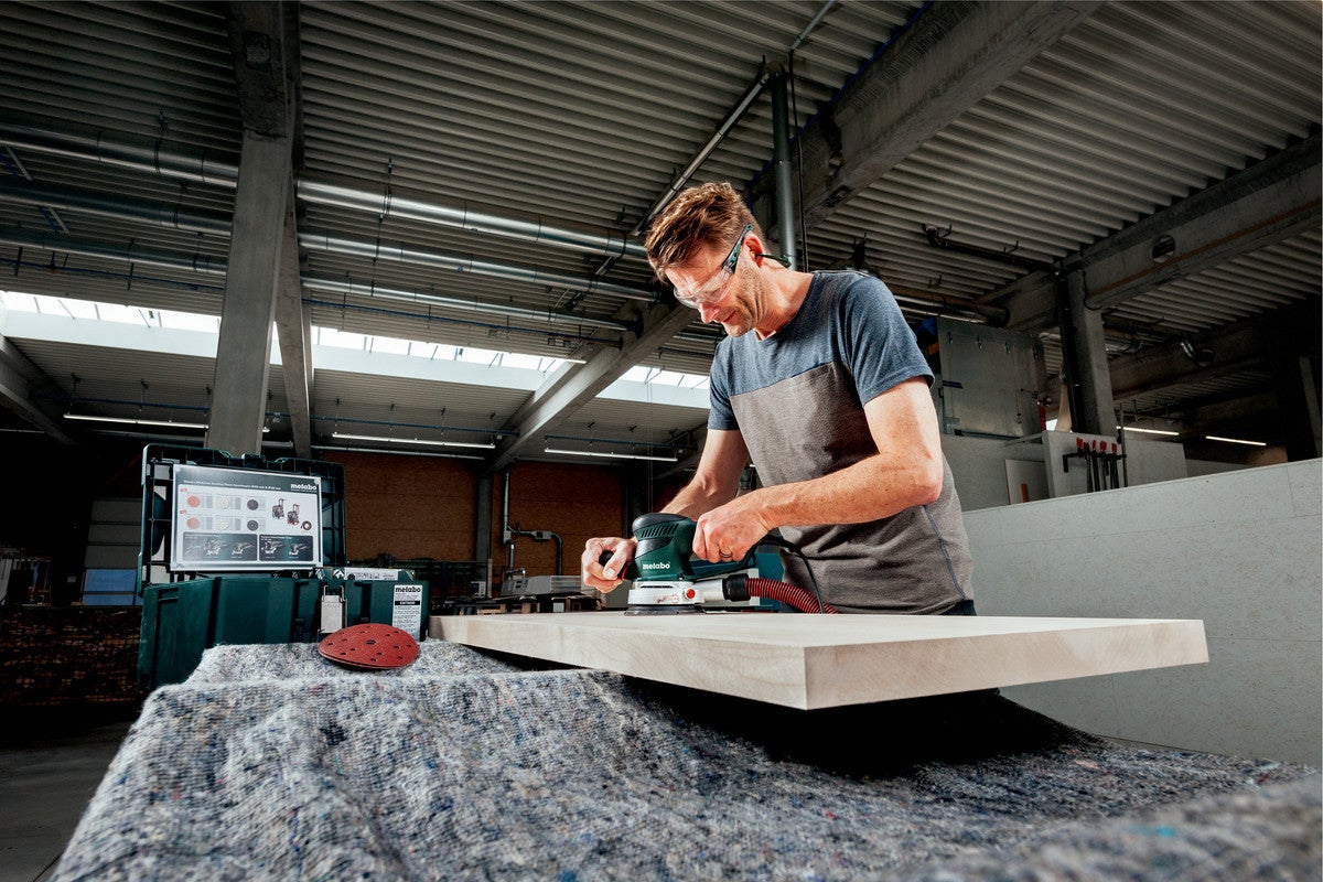 Ponceuse excentrique 350W Ø150 mm SXE 450 TURBOTEC - METABO 600129000 - 2