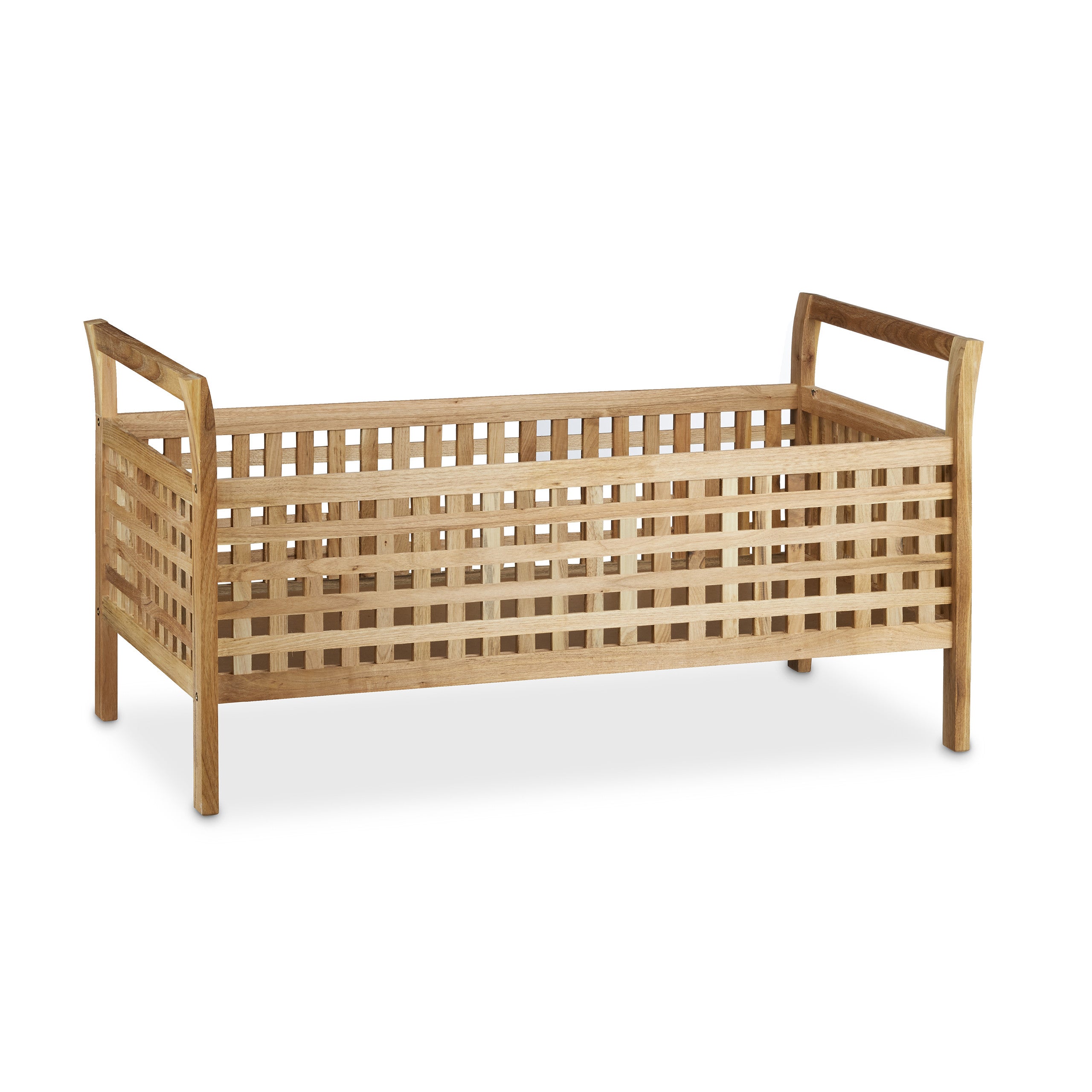 Cassapanca Contenitore, Panca in Legno, Cuscino, Camera da Letto, Ingresso, Porta Giochi, Naturale bianco, Relaxdays - 6