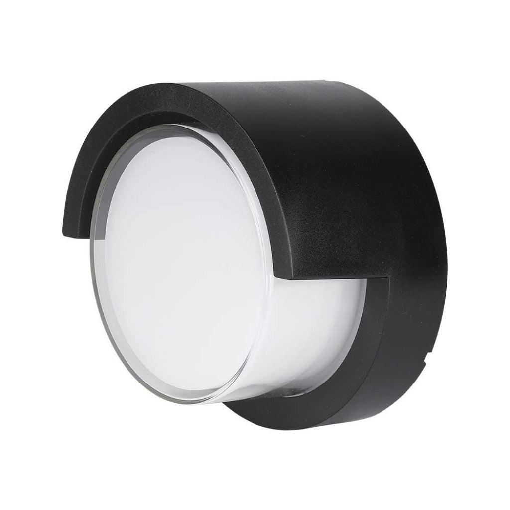 Kinkiet zewnętrzny VT-827 LED 12W Ciepła biel 1155lm czarny wym:16x16x10cm IP65 V-TAC