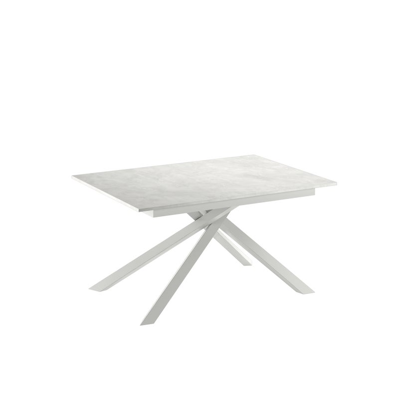 Pulse - Stół rozkładany (140/190 x 90 cm) w kolorze białej melaminy