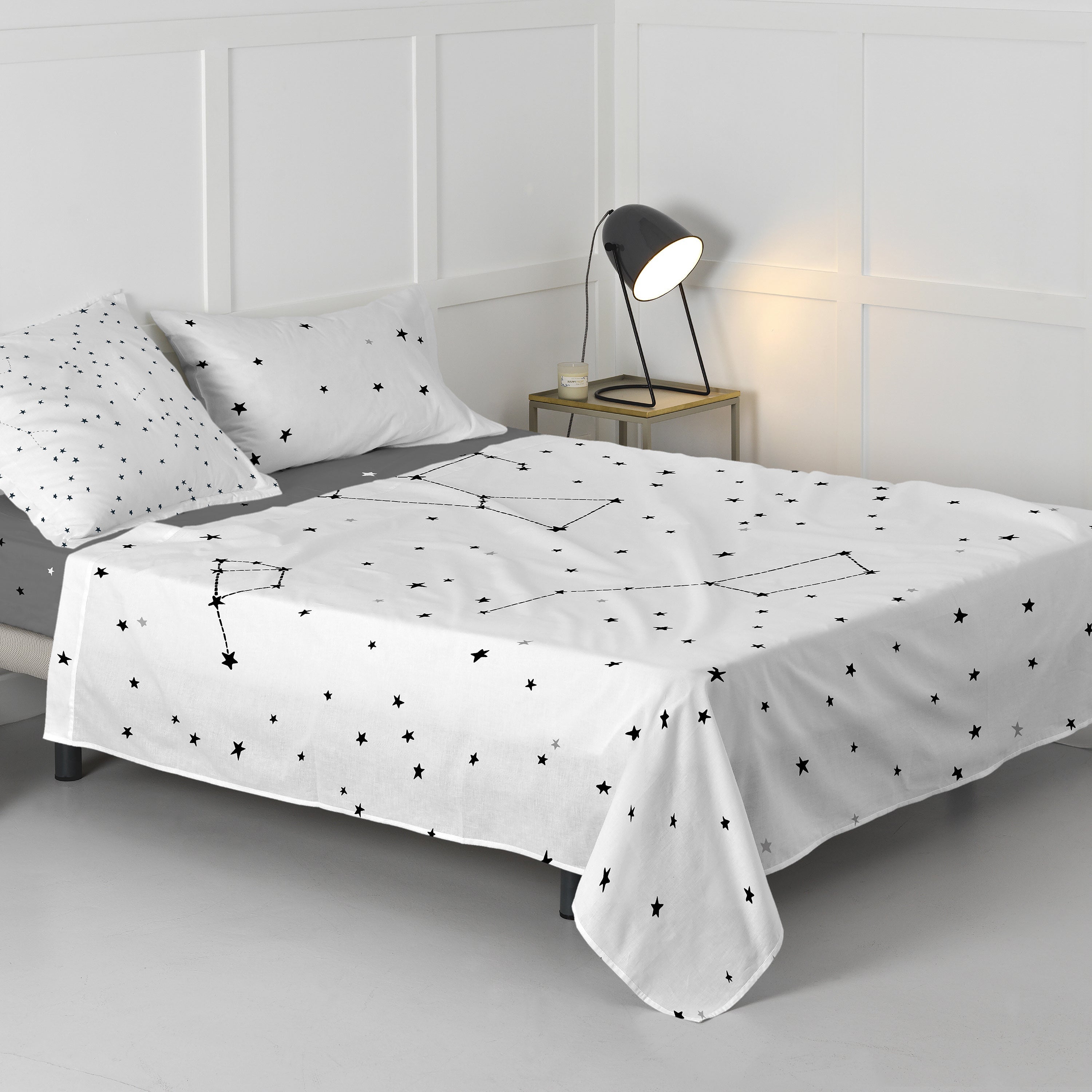 Blanc  Constellation Sabana Cama 180/200 (260X270 Cm) , Leroy Merlin
