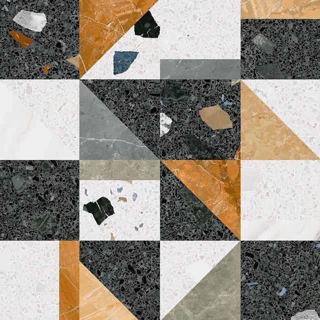Carrelage Aspect terrazzo Straci motif granito 80x80 cm