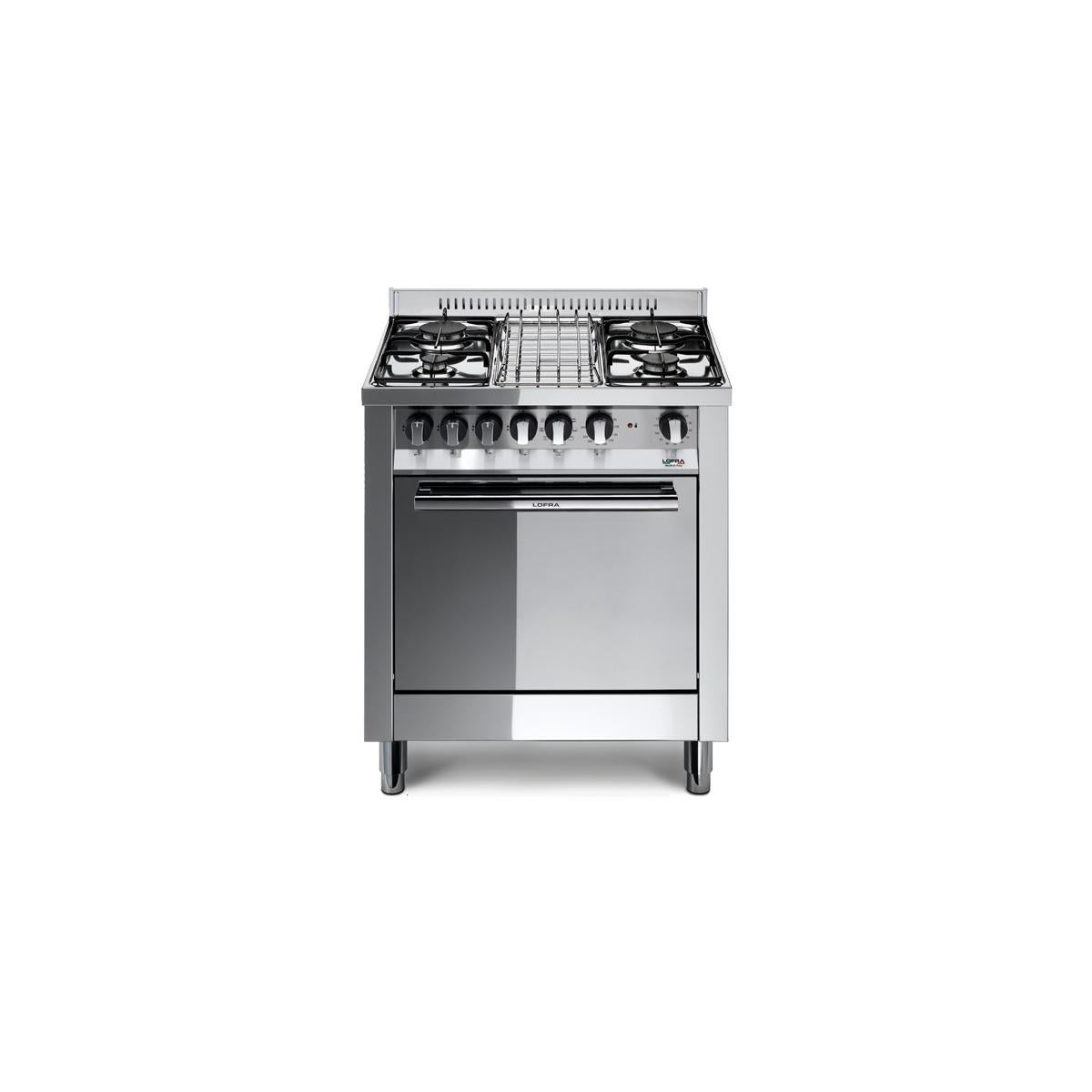 Lofra m75mf cocina cocina independiente acero inoxidable encimera de gas a