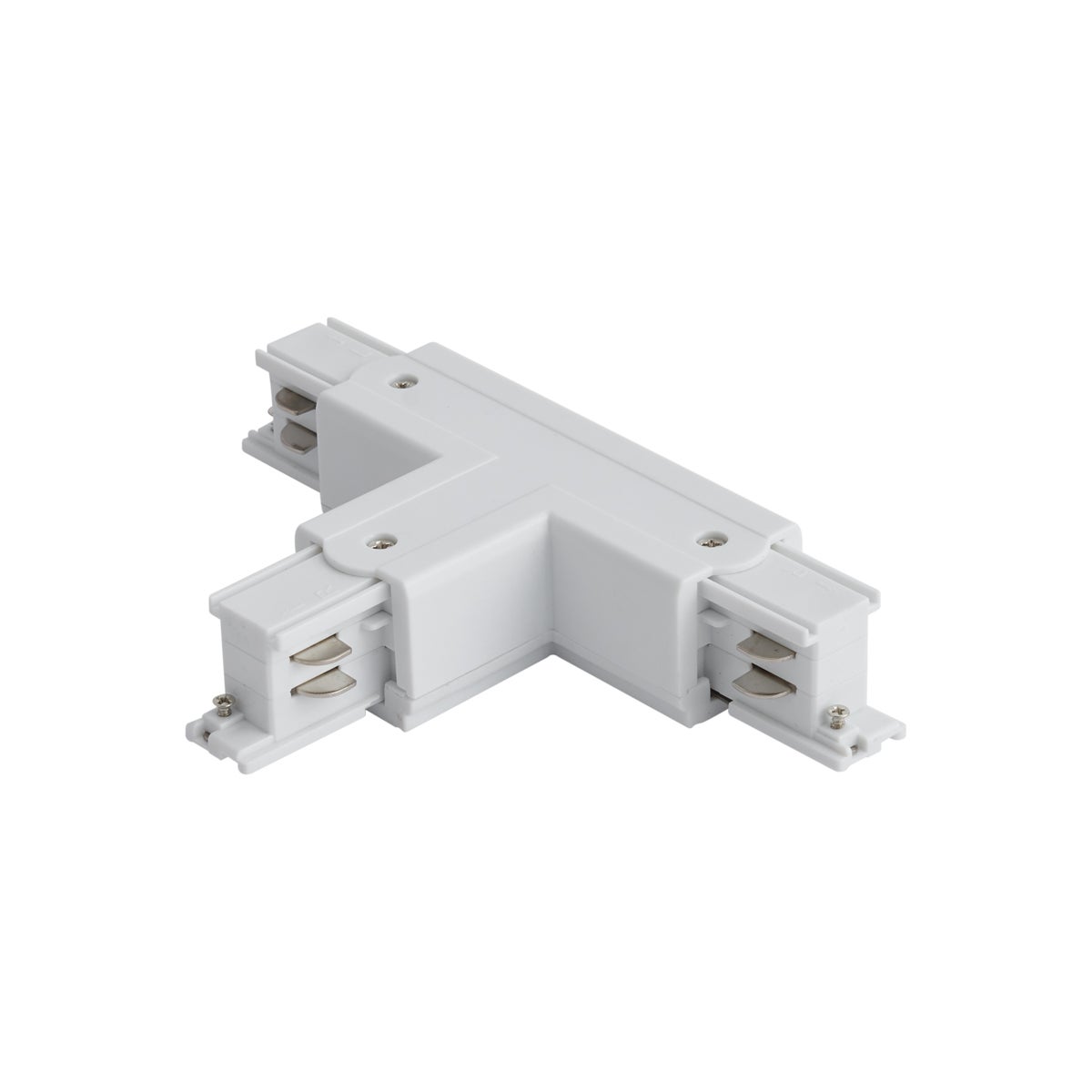 Conector en T para riel trifásico T derecho blanco | Leroy Merlin