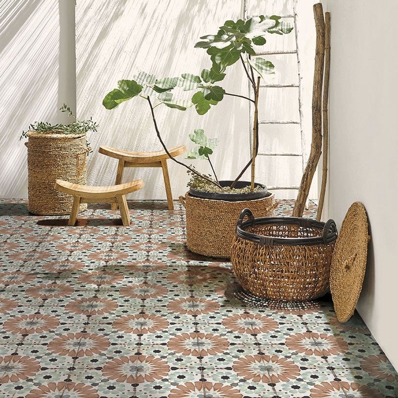 Carrelage Sylviana 20x20 Cm Effet Carreaux Ciment Vieilli - 2