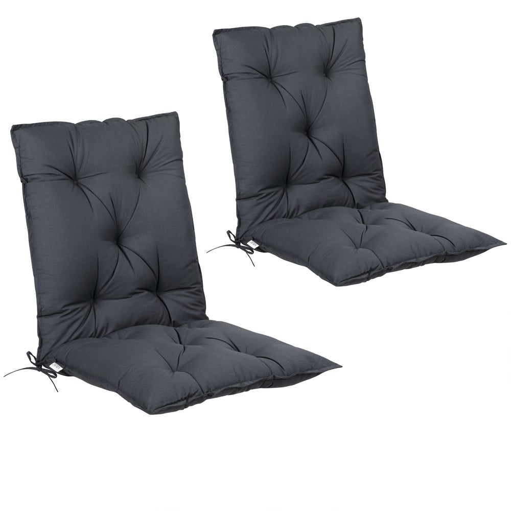 Coussin De Chaise Avec Dossier Et Sangles 40/45/50 Cm - Coussin Siège Confortable Pour Salle à Manger Et Jardin