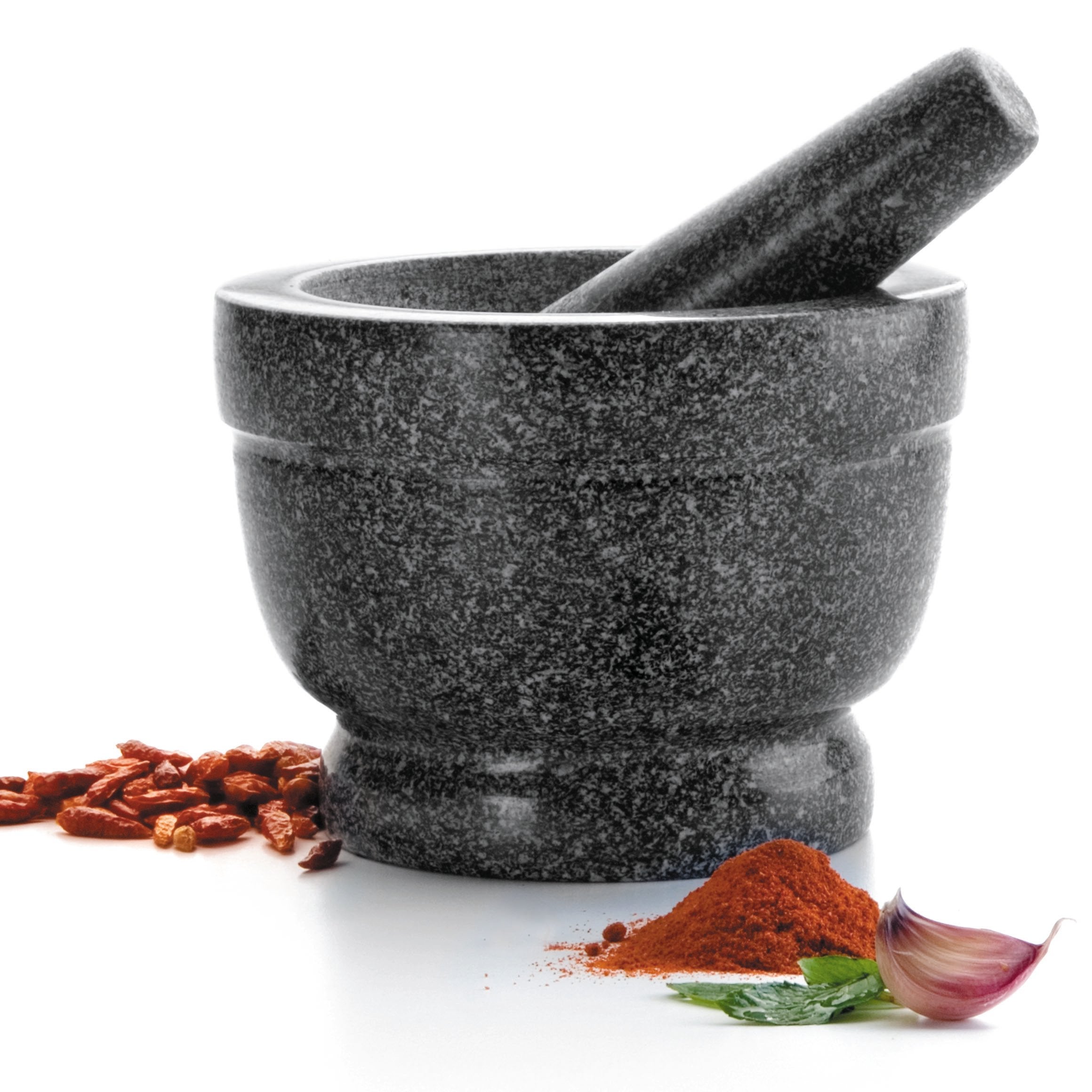 Lacor Menaje Mortero Cocina Con Mano Granito/Marmol 14 Cm Lacor - Imagen 2
