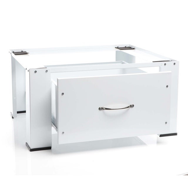 Wiltec Elevador para lavadora base soporte con cajón pedestal para lavadora hasta 150 kg