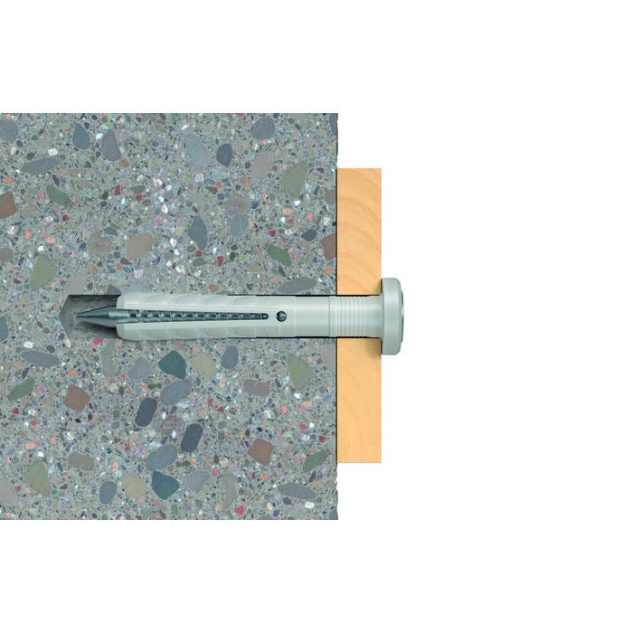 Boîte de 200 chevilles à clou - N5x25/1F - Avec collerette épaisse - Tête fraisée - 4