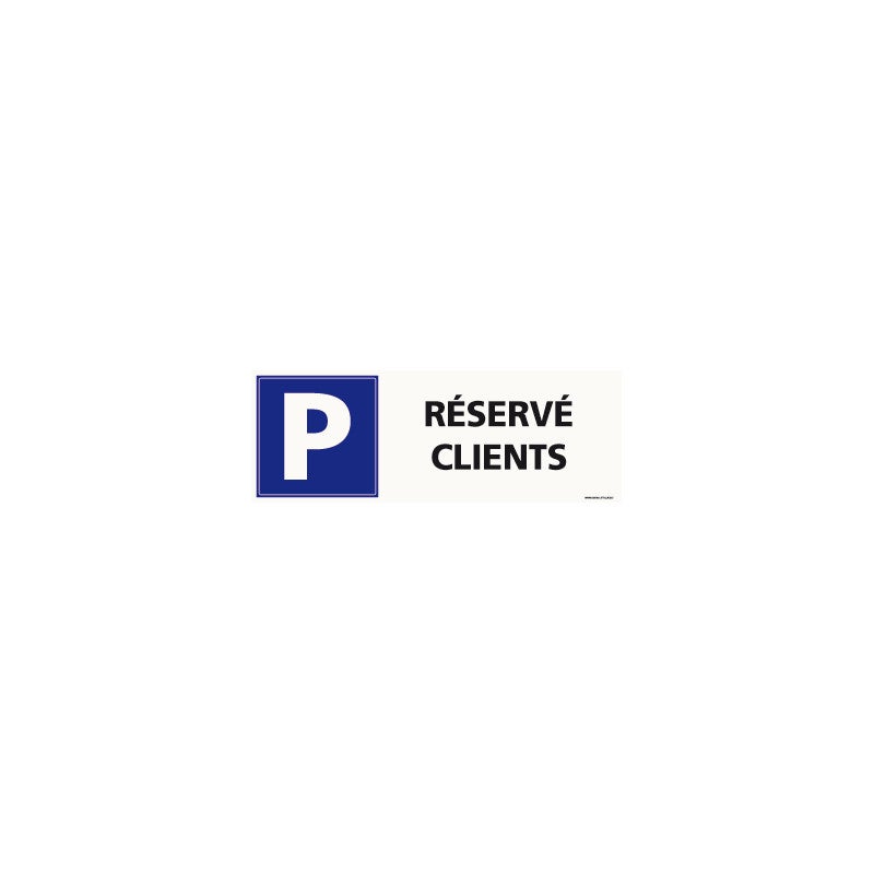 Panneau Parking PVC Ou Alu - 125x125 Mm - Signalisation Stationnement - Adhésif Ou Rigide - Fabriqué En France