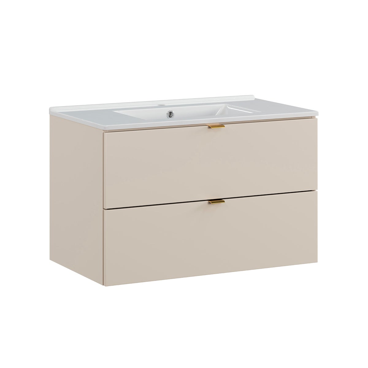 Mueble bajo lavabo encastrado 80cm azel cachemira