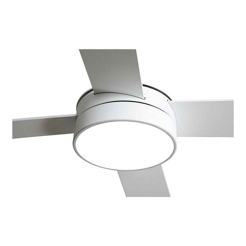 Ventilateur DC NEVERY blanc 122 cm LED 3 températures mémoire couleur Fabrilamp - 3