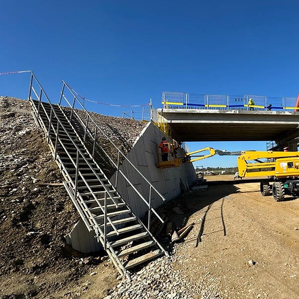 Escalier 18 marches - Hauteur à franchir max. 4.16m - SAFETY-STAIRS/18 - 5