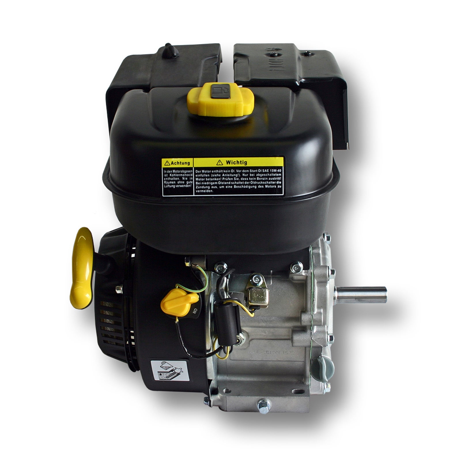 Wiltec LIFAN KP230 Moteur Essence – 415 X 380 X 380 Mm – 4,8 KW (6,5 CV) – 223 Ccm – 4 Temps, 3,6 L, 19,05 Mm – OHV, 9,5:1 – Monocylindre Lanceur… | Leroy Merlin