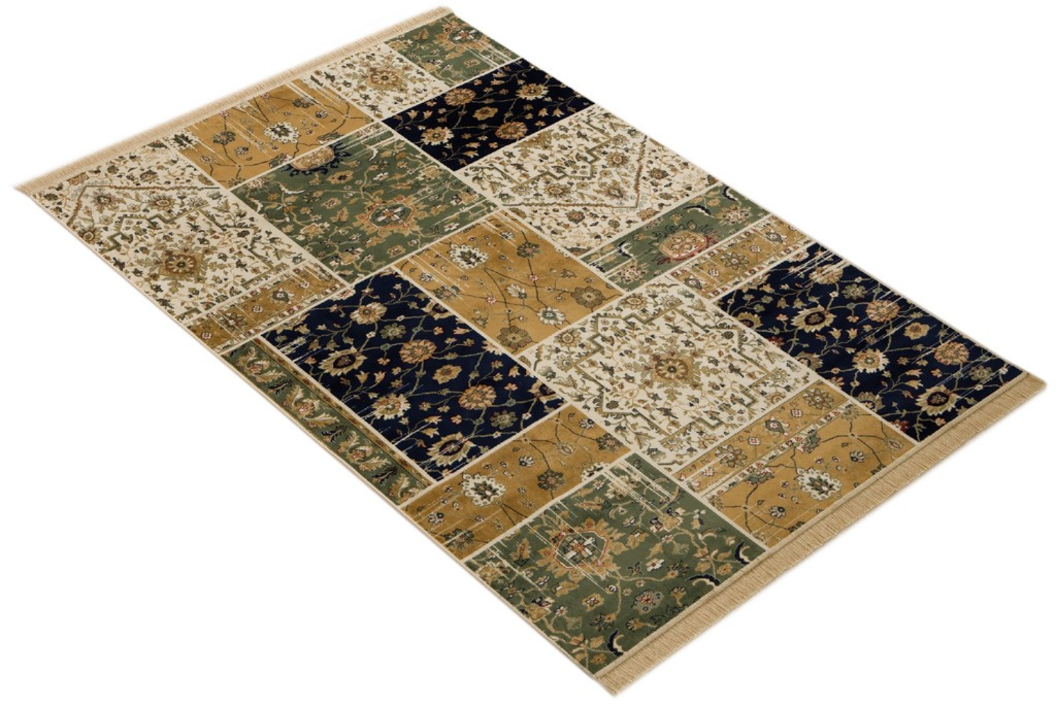 Nowy nowoczesny dywan z krosnem mechanicznym - 140x95 cm