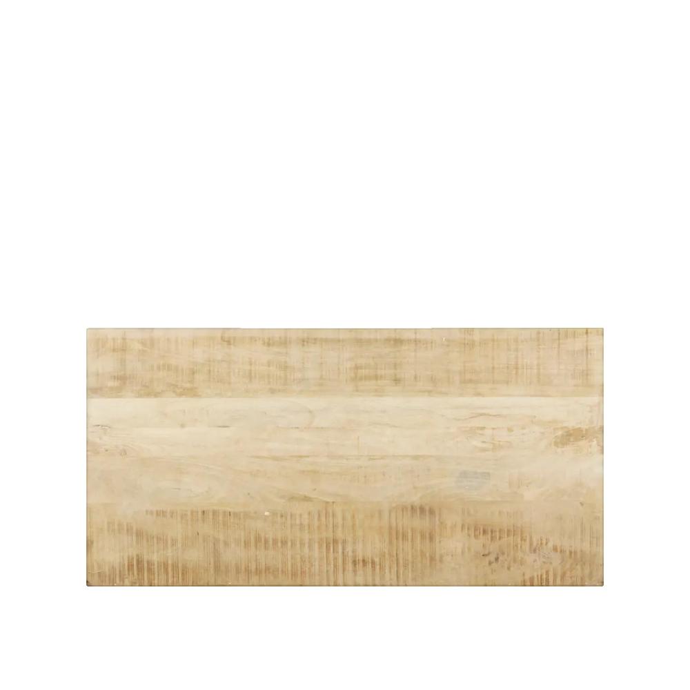 Stół jadalniany vidaXL z litego drewna mango stal 120x60x76 cm