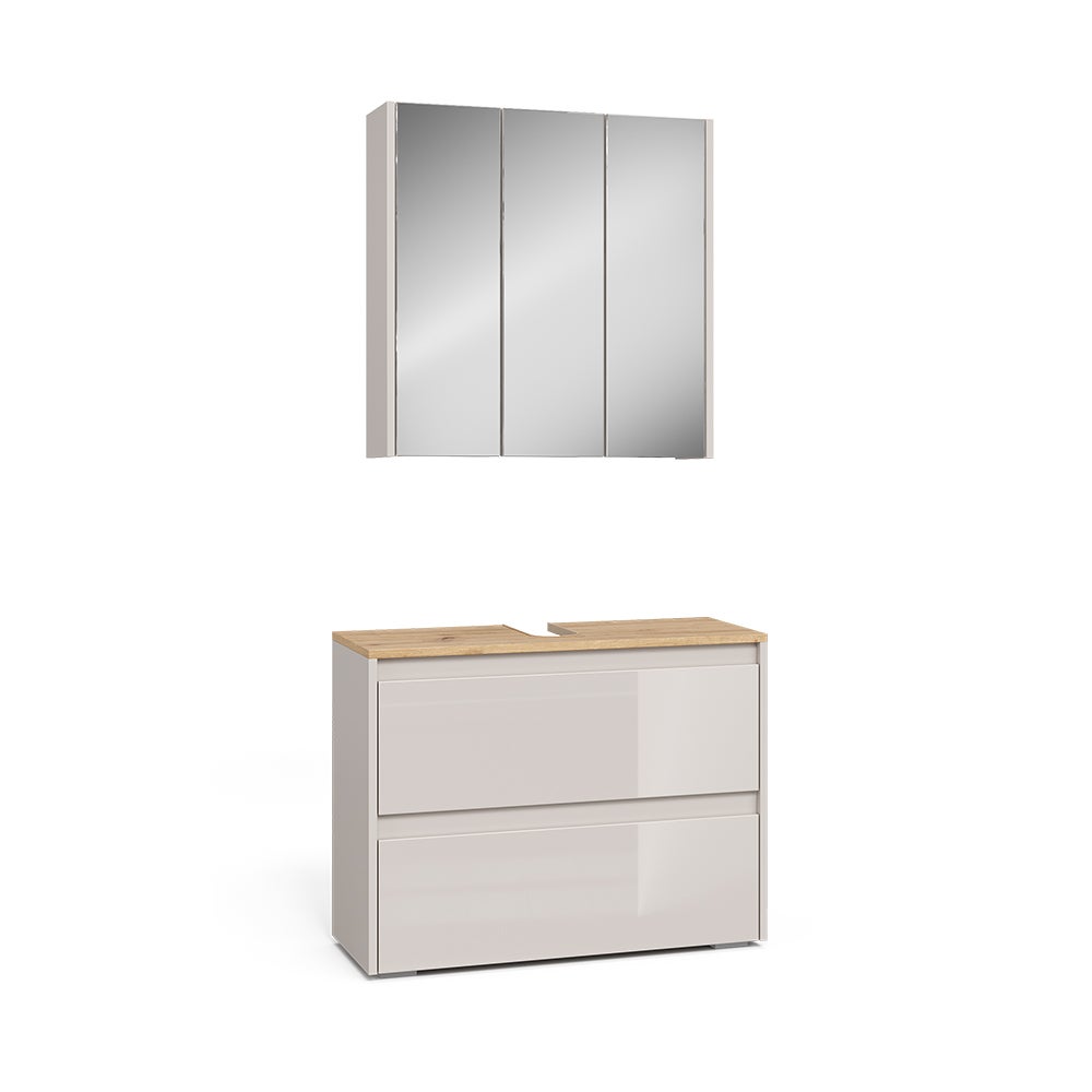 Vicco Zestaw mebli łazienkowych Majest, Kaszmir/Rękodzieło, 2 części