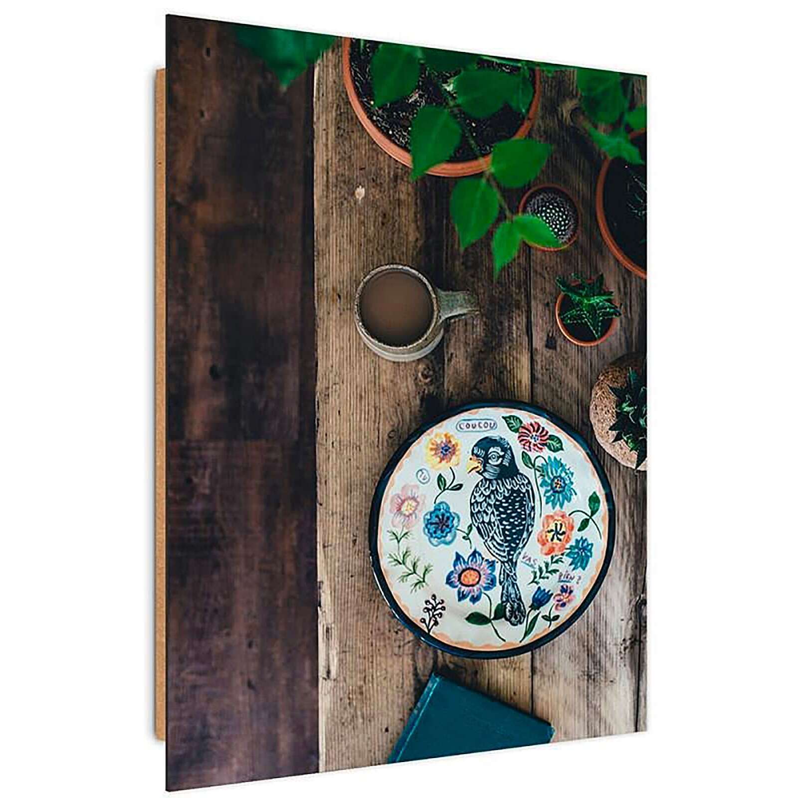 Tableau bois nature morte 5 - 40 x 50 cm - 2