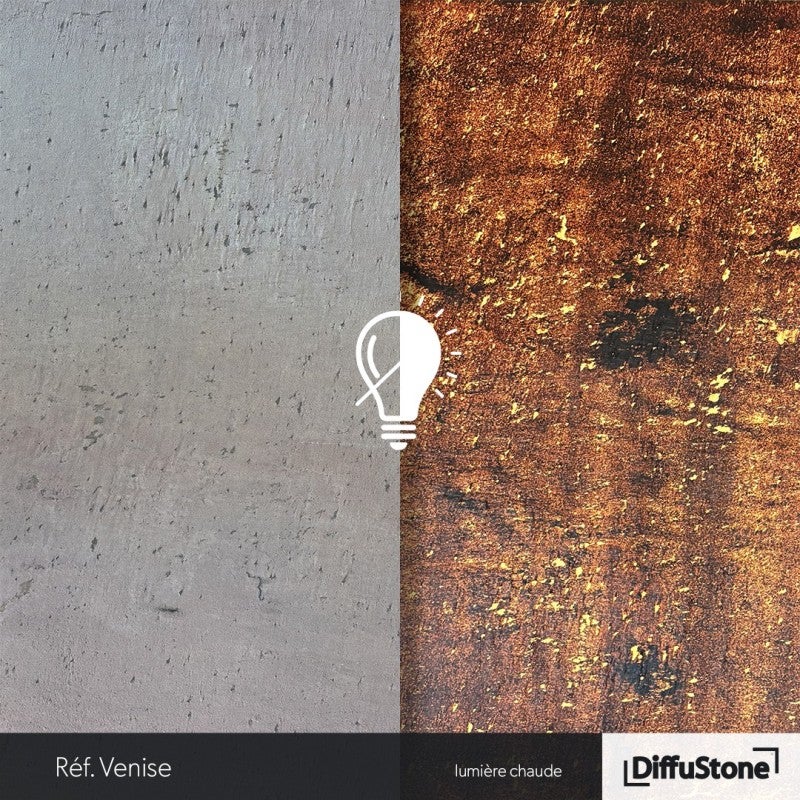 Venise - TRANSLUCIDE - Feuille de Pierre DiffuStone -1220x2440mm - 4