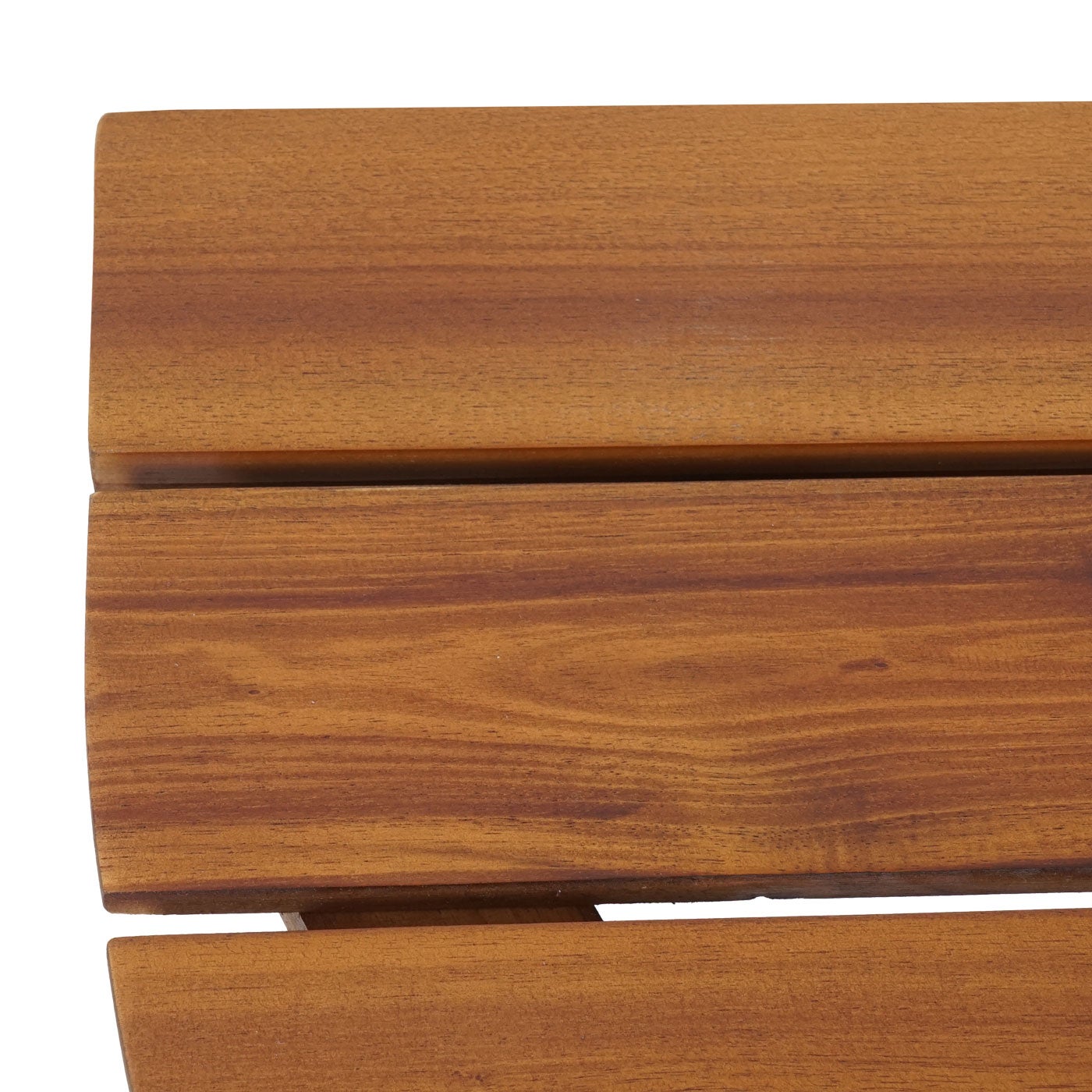 Składany stół HWC-L19, stół ogrodowy, stół balkonowy, składany do wewnątrz / na zewnątrz z drewna akacjowego z certyfikatem MVG 71x70x34cm - 3